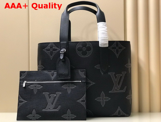 Louis Vuitton Cabas Voyage Taurillon Shadow Leather M57290 Replica