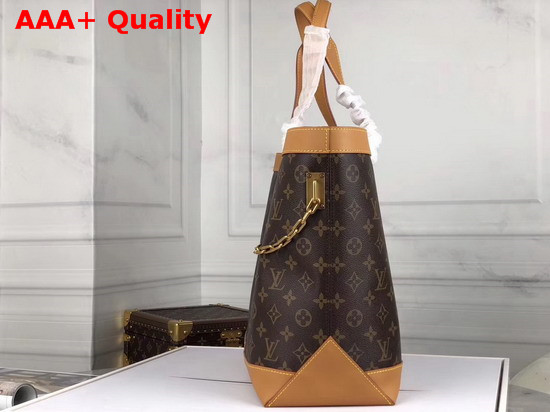 Louis Vuitton Cabas Voyage Tote in Monogram Canvas and Natural Leather M44878 Replica