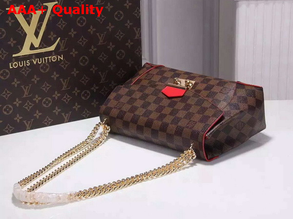 Louis Vuitton Caissa Clutch Cherry Damier Coated Canvas Replica