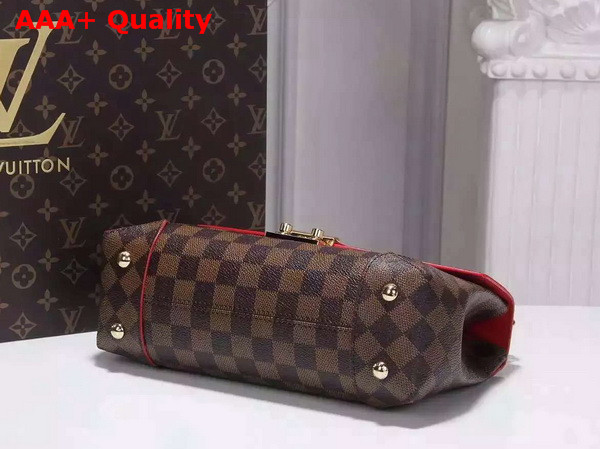 Louis Vuitton Caissa Clutch Cherry Damier Coated Canvas Replica