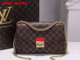 Louis Vuitton Caissa Clutch Cherry Damier Coated Canvas Replica