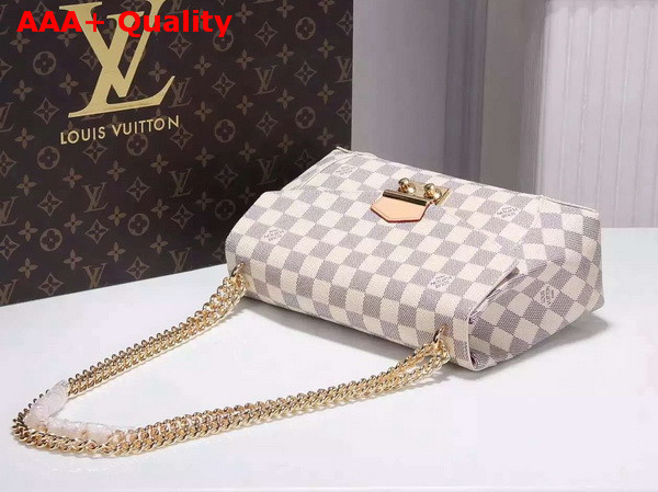 Louis Vuitton Caissa Clutch Damier Azur Canvas Replica