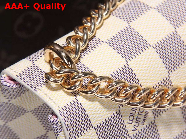 Louis Vuitton Caissa Clutch Damier Azur Canvas Replica