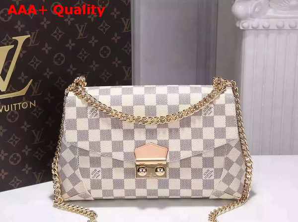 Louis Vuitton Caissa Clutch Damier Azur Canvas Replica