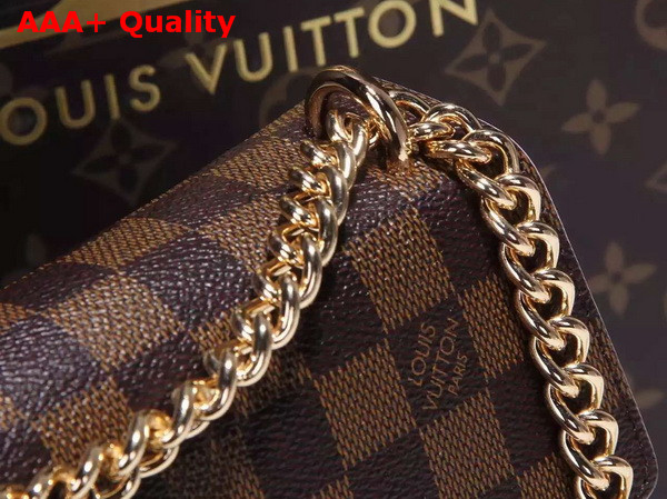 Louis Vuitton Caissa Clutch Rose Ballerine Damier Coated Canvas Replica