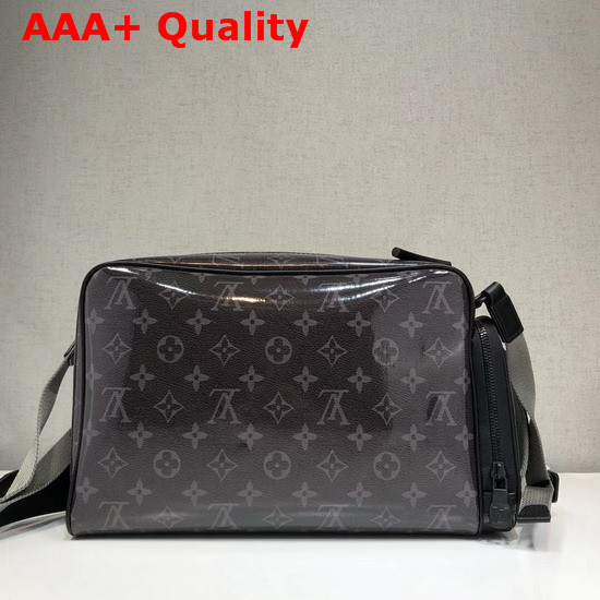 Louis Vuitton Camera Bag Black Monogram Glaze Coated Canvas Replica