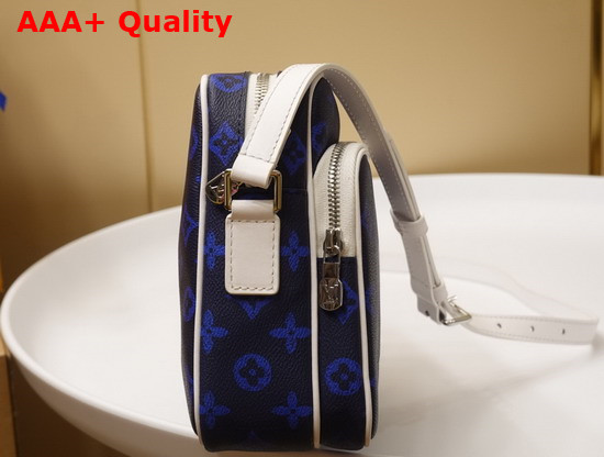 Louis Vuitton Camera Bag Blue Monogram Canvas Replica