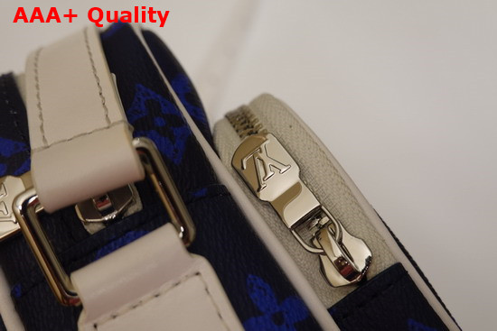 Louis Vuitton Camera Bag Blue Monogram Canvas Replica