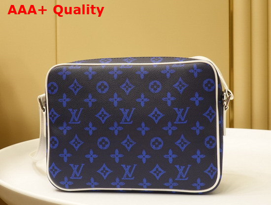 Louis Vuitton Camera Bag Blue Monogram Canvas Replica