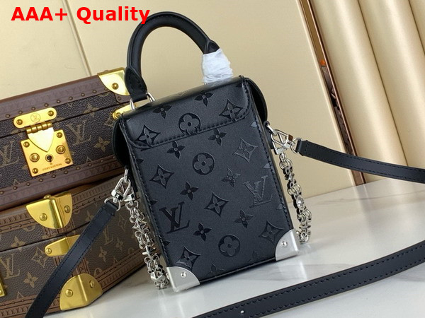 Louis Vuitton Camera Box in Black Calfskin with Black Monogram Print M11269 Replica