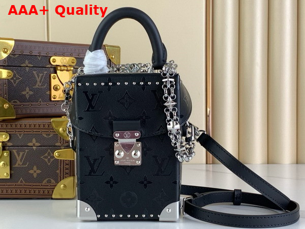 Louis Vuitton Camera Box in Black Calfskin with Black Monogram Print M11269 Replica