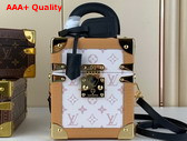 Louis Vuitton Camera Box in White Monogram Canvas and Natural Cowhide Leather Trim Replica