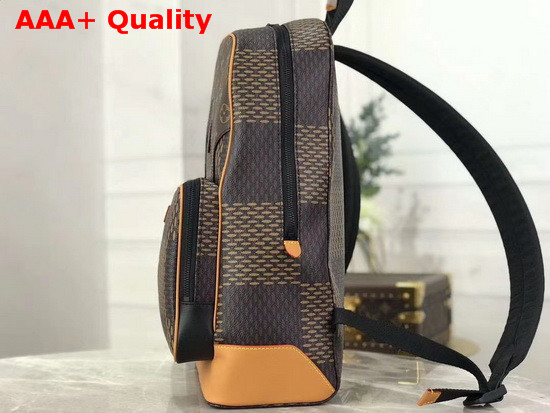 Louis Vuitton Campus Backpack Giant Damier Ebene and Monogram Coated Canvas N40380 Replica