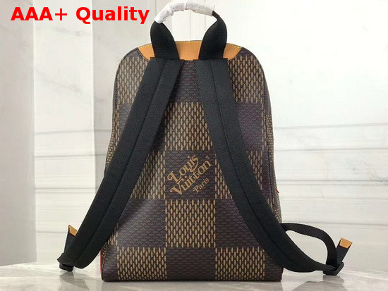 Louis Vuitton Campus Backpack Giant Damier Ebene and Monogram Coated Canvas N40380 Replica