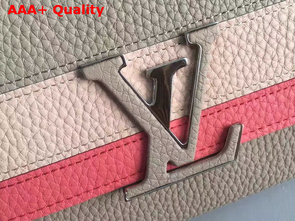 Louis Vuitton Capucine Wallet Galet Supple Taurillon Leather M62132 Replica