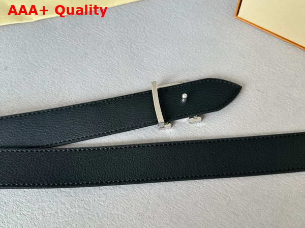 Louis Vuitton Capucines 30mm Reversible Belt in Black Leather M8652W Replica