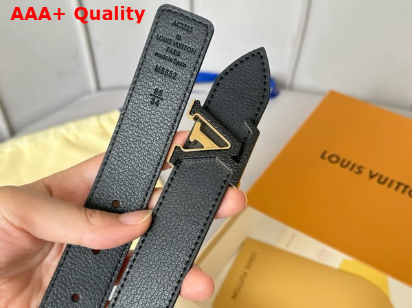 Louis Vuitton Capucines 30mm Reversible Belt in Black Leather M8652W Replica