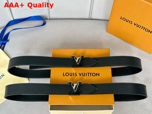 Louis Vuitton Capucines 30mm Reversible Belt in Black Leather M8652W Replica