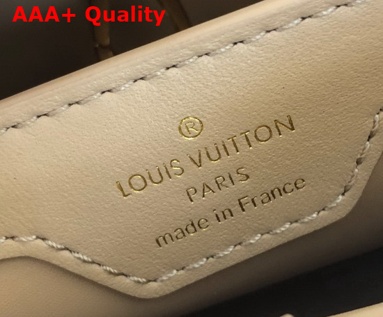 Louis Vuitton Capucines BB Beige Damier Quilted Lambskin Replica