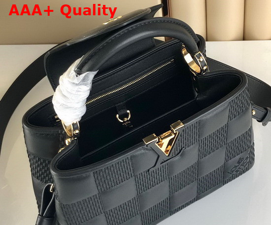 Louis Vuitton Capucines BB Black Damier Quilted Lambskin M59225 Replica