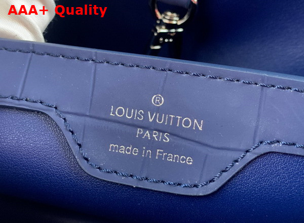 Louis Vuitton Capucines BB Blue Alligator Leather Replica