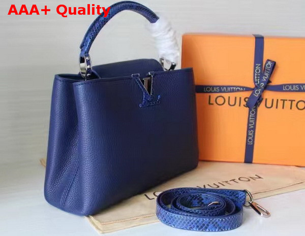 Louis Vuitton Capucines BB Cuir Taurillon Denim Replica