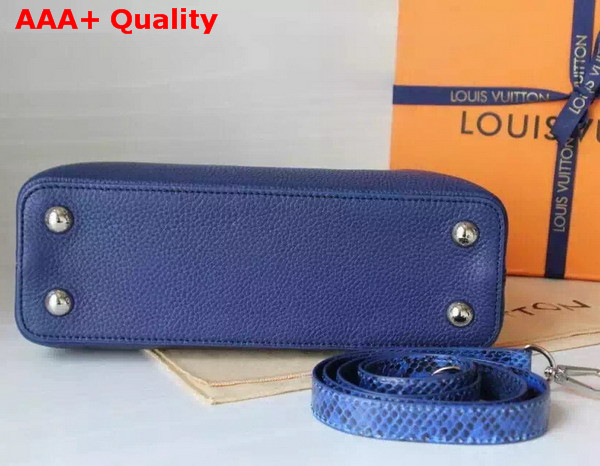 Louis Vuitton Capucines BB Cuir Taurillon Denim Replica