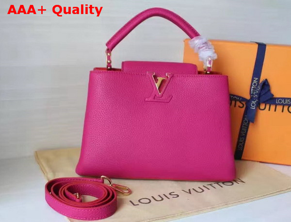 Louis Vuitton Capucines BB Cuir Taurillon Framboise Replica