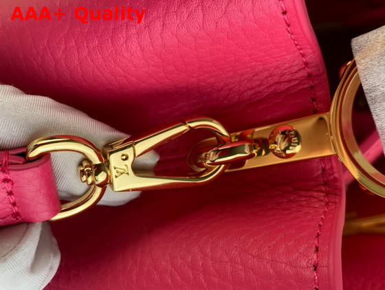 Louis Vuitton Capucines BB Dragon Fruit Cedrat Taurillon Leather Replica