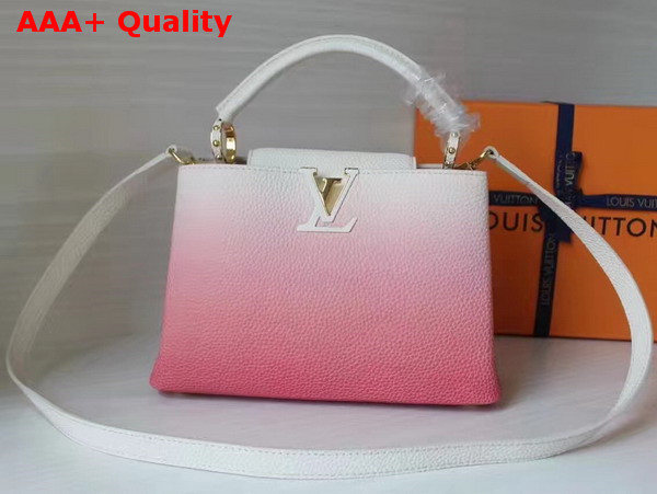 Louis Vuitton Capucines BB Gradient Color Effect Pink Replica