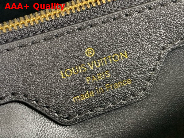 Louis Vuitton Capucines BB Handbag in Black Cowhide and Rattan Replica