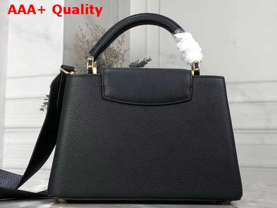 Louis Vuitton Capucines BB Handbag in Black Taurillon Leather Replica