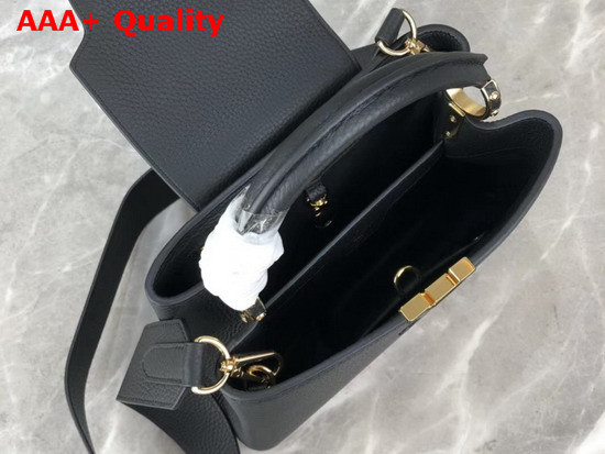 Louis Vuitton Capucines BB Handbag in Black Taurillon Leather Replica