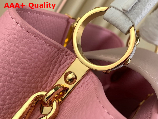 Louis Vuitton Capucines BB Handbag in Candy Pink Taurillon Leather Replica