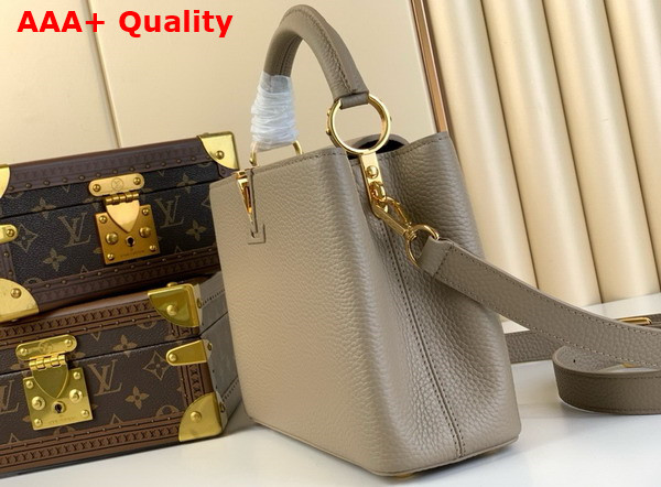 Louis Vuitton Capucines BB Handbag in Galet Gray Taurillon Leather M24736 Replica