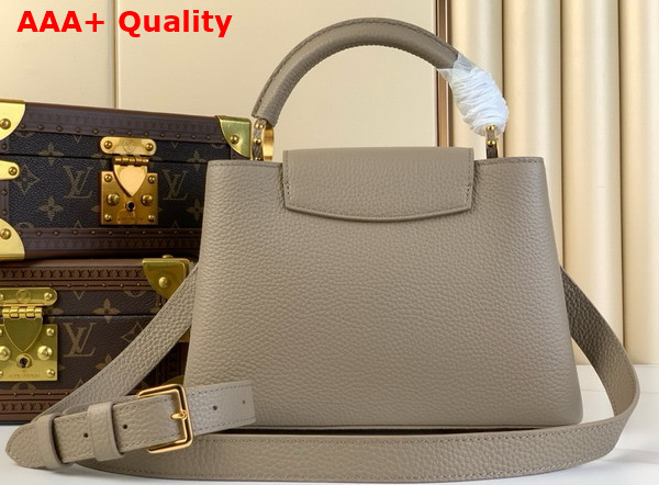 Louis Vuitton Capucines BB Handbag in Galet Gray Taurillon Leather M24736 Replica