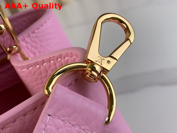 Louis Vuitton Capucines BB Handbag in Marshmallow Pink Taurillon Leather Replica