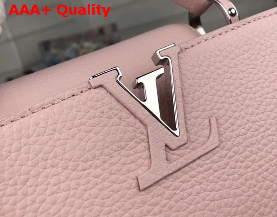 Louis Vuitton Capucines BB Handbag in Rose Pink Taurillon Leather The LV Blooming Edition for Spring 2019 M53669 Replica