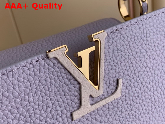 Louis Vuitton Capucines BB Iris Creme Taurillon Leather M59512 Replica