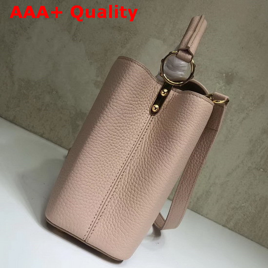 Louis Vuitton Capucines BB Pink Taurillon Leather Gold Hardware Replica