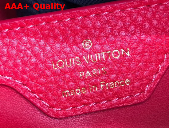 Louis Vuitton Capucines BB Red Taurillon Leather and Python Skin Details Replica