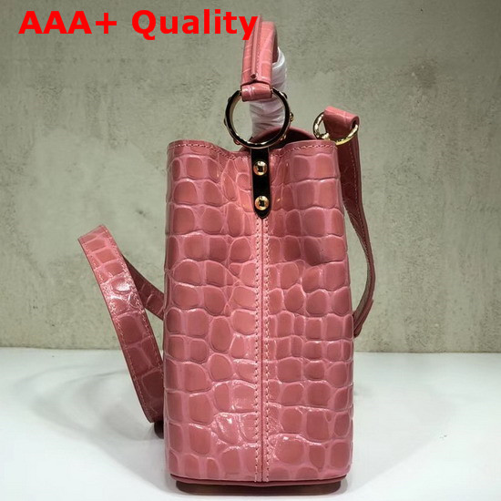 Louis Vuitton Capucines BB Vieux Rose Alligator Skin N92679 Replica