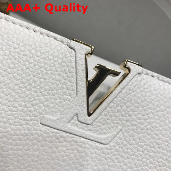 Louis Vuitton Capucines BB White Taurillon Leather M54294 Replica