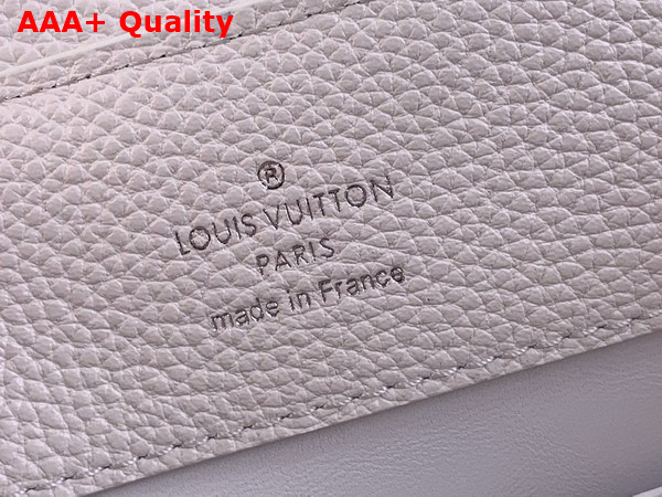 Louis Vuitton Capucines East West BB Handbag in Optic White Grained Calfskin Replica