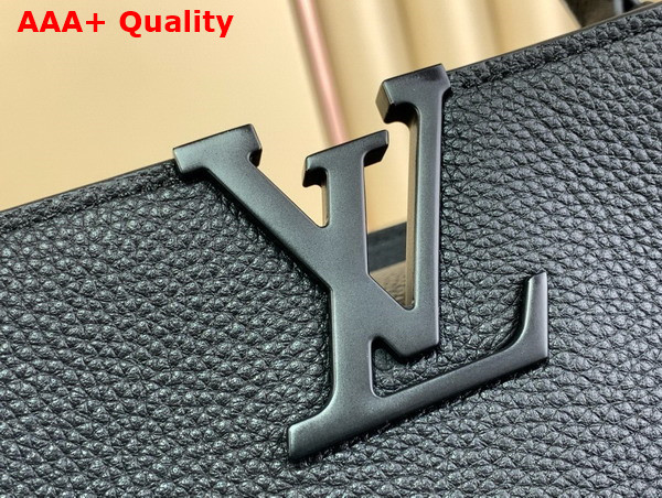 Louis Vuitton Capucines GM Souple Handbag All Black Matte Taurillon Leather M24880 Replica