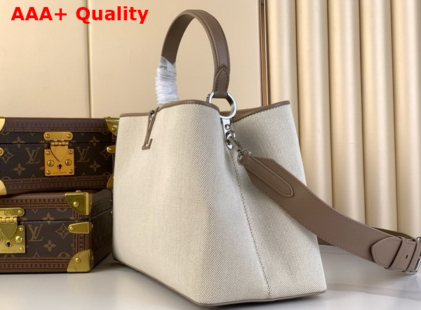 Louis Vuitton Capucines GM Souple Handbag in Beige Canvas Replica