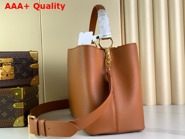 Louis Vuitton Capucines GM Souple Handbag in Cognac Smooth and Grained Calfskin M24879 Replica