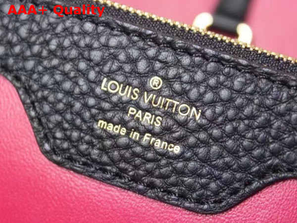 Louis Vuitton Capucines MM Cuir Taurillon Noir Replica