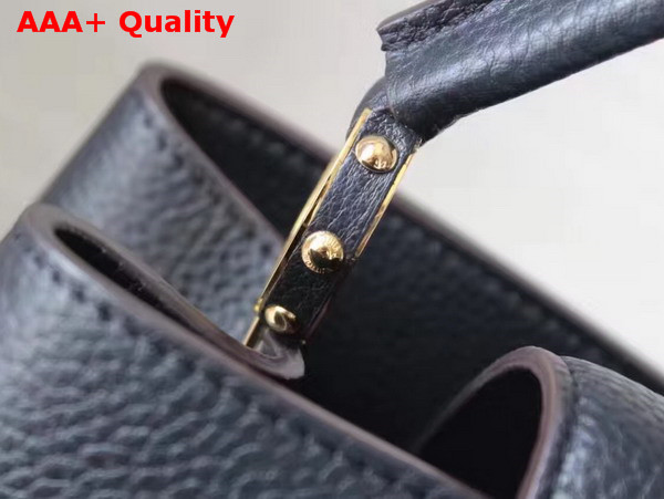 Louis Vuitton Capucines MM Cuir Taurillon Noir Replica