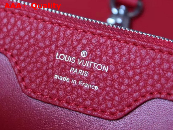 Louis Vuitton Capucines MM Cuir Taurillon Rubis Replica